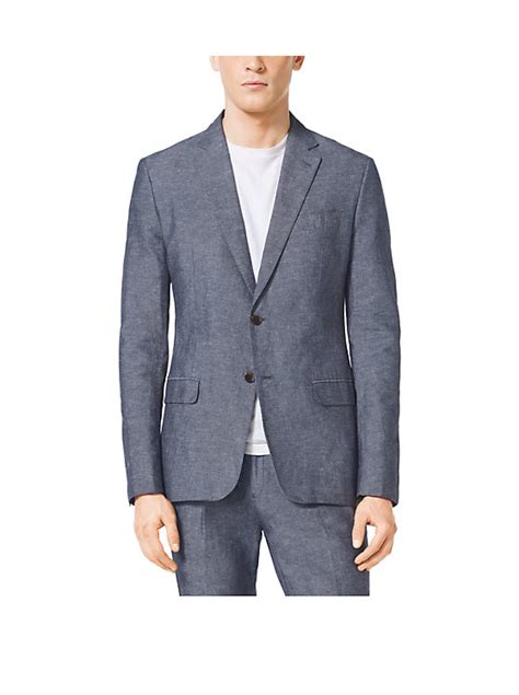 chambray michael kors|Chambray Blazer .